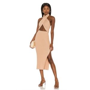 NWT!!! Camila Coelho - Lyon Skirt in Tan - Size X-Small